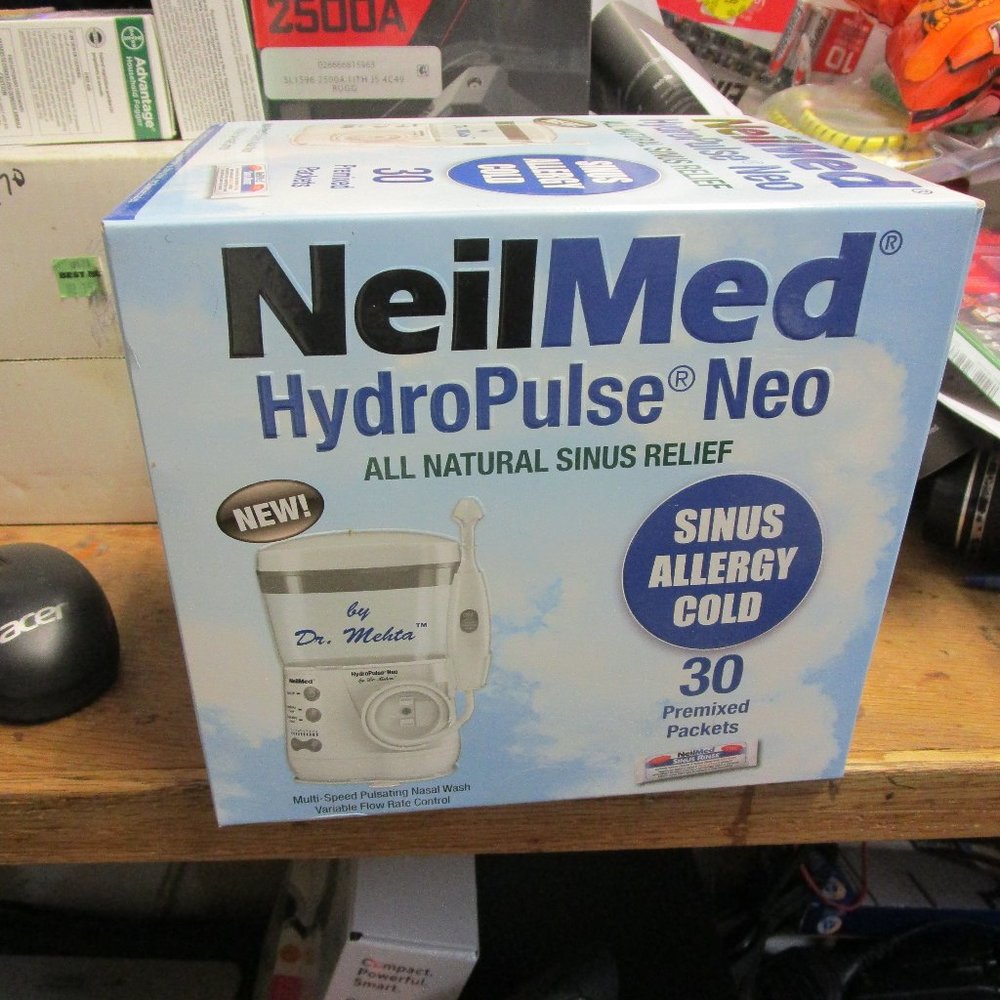 NeilMed HydroPulse Neo Multi-Speed Electric Pulsating Nasal Sinus